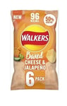 24 - 4 X 6 X 22g - Walkers Oven Baked Cheese & Jalepeno Crisps Yellow