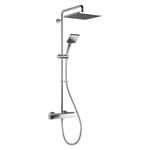 Mira Honesty ERD Thermostatic Bar Mixer Square Diverter Shower Chrome 1.1901.002