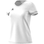 Adidas Maillot Manche Courte pour Femme, Taille XXL/L, Blanc