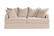 Menard Dyp 3-seters Sofa Vaskbart & avtagbart trekk 205 cm - Beige 3 seter