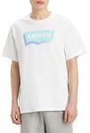 Levi's Men's Ss Relaxed Fit Tee T-Shirt, Batwing Expression White, S