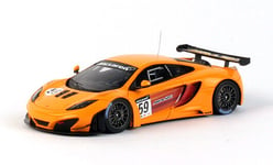 1:43 Truescale Mclaren Mp4-12C Gt3 #59 Orange 2011 Tsm114358 Diecast Modellino