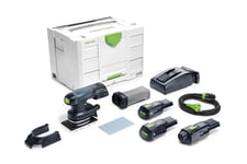 Tasohiomakone Festool Rutscher RTSC 400 3,0 I-Set;  18 V; 2x3,0 Ah akku