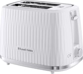 RUSSELL HOBBS Eden 2-Slice Toaster - White, White