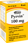 Pyrvin, filmdragerad tablett 100 mg 6 tablett(er)