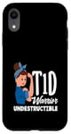 Coque pour iPhone XR Sensibilisation au diabète de type 1 Guerrier T1D indestructible