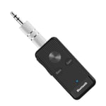 Car Bluetooth 3.5mm Receiver, Aux to Bluetooth Adapter Built-In Microphone Handsfree Car Kit