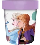 Gobelet en plastique bleu Disney Elsa et Anna Frozen pour fille 260 ml avec base antidérapante