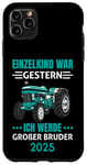 Coque pour iPhone 11 Pro Max Einzelkind War Gestern Ich Werde Großer Bruder 2025 Tracteur