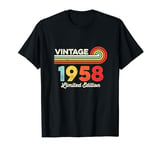 Vintage 1958 Birthday Limited Edition Men Women Born in 1958 T-Shirt