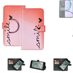 360° wallet case protective cover for Realme C53 Design smile