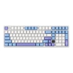 MechLands LEOBOG Hi98 Clavier de jeu filaire en alliage d'aluminium 98 % Hot Swappable Custom Clavier mécanique programmable avec plaque FR4, NKRO, RVB pour Win/Mac/Linux (blanc)