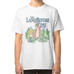 Land Before Time Pastell-Dinosaurie Vänner T-shirt M