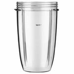 for NutriBullet 600W, 900W Type Medium Blender Tall Cup Mug Jar (24oz / 700ml)