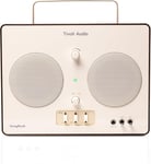 Songbooks-Enceinte Design Portable Autonomie 10H-Enceinte Bluetooth Puissante 40W-Haut Parleur Exterieur Etanche-Préampli Intégré Pour Guitare Et Platine Vinyle-Beige