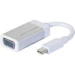 Connect Metal Housing Mini DisplayPort 1.2 to VGA Active Converter - White