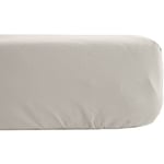 Drap housse uni percale de coton MANOIR Bonnet de 40 cm 180x200 cm