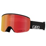 Giro Axis Snow Goggles - Black Wordmark - Vivid Ember & Vivid Infrared Lenses, Medium Frame
