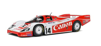 SOLIDO, PORSCHE 956LH rouge et blanche 24H Le Mans 1983, échelle 1/18, SOL180...