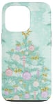 iPhone 13 Pro Pastel Green Mint Christmas Tree Ornaments Decoration Winter Case