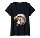 Womens Bald Eagles Bald Eagle V-Neck T-Shirt