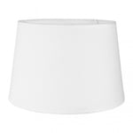 Abat-jour - Rond - Blanc - Pour lampe - 27x27x18cm - Culot E27 avec réducteur