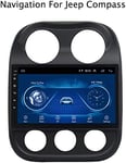 QXHELI pour 2010-2016 Jeep Compass Double Din 10.1 « » Vidéo Audio Radio Navigation GPS DVD De Voiture Multimédia Miroir Lien À Écran Tactile