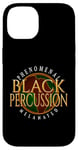 Coque pour iPhone 14 Percussion noire phénoménale mélanée