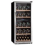 Wine Cooler Drinks Fridge 2 Zones Wine Fridge Drink Cooler Glass Door 79 Bottles