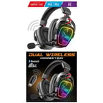 Casque Gamer Sans fil Bluetooth RGB XPERT H1500 7.1 Virtual Surround compatible PC SWITCH-PS5 - PS4