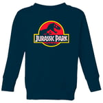 Jurassic Park Logo Kids' Sweatshirt - Navy - 5-6 Years - Navy