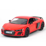 Auto KinSmart, 2020 Audi R8 Coupé, punainen