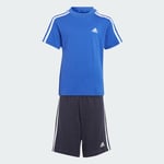 adidas Essentials 3-Stripes Tee and Shorts Set Kids