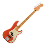Fender Guitars - Player Plus Active Precision Bass, Fiesta Red, Alder Body, Mapl