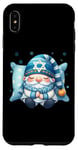 Coque pour iPhone XS Max Nain de jardin endormi Hanukkah PJ mignon pyjama