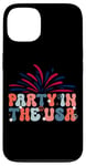 iPhone 13 Party In The USA Patriotic Fun Design Case