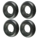 4 X Wheelbarrow Wheel Rubber Inner Tube And Barrow Trolley Tyre 3.50-8 To 35 Psi