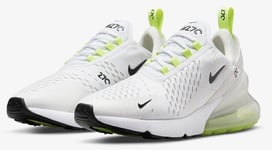 NIKE AIR MAX 270 SIZE UK 3 EUR 36 (AH6789 108) WHITE / BLACK / LIGHT BONE