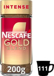 NESCAFÉ Gold Blend Intense Instant Coffee, Dark Roasted, Arabica & Robusta, 200g