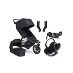 Baby Jogger City Elite 2 Duovogn inkl. BeSafe iZi Go Modular X2 i-Size Autostol Baby &  Base, Opulent Black/Jet