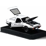 1:32 Initial D Toyota Trueno AE86 Alloy Diecast bilmodell, sportbilsleksaker för barn och vuxna