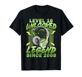 Level 16 Unlocked, Video Gamer Level 16. Unlocked T-Shirt