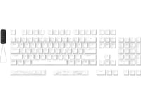 Hp Hyperx Pudding Keycaps 2 - Full Key Set - Pbt - White (Us Layout)