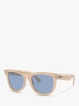 Ray-Ban RB0502S Wayfarer Sunglasses, Opal Beige/Honey