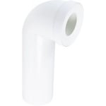 Pipe WC coudée longue Ø 93mm - longueur 330 mm REGIPLAST