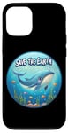 Coque pour iPhone 12/12 Pro Cute Save our Planet, Jour de la Terre, Journée de la Terre Cool Whale