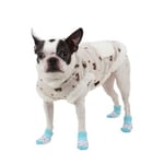 Puppia Chaussettes pour Chien Polka Dot II Sky Blue Taille M