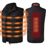 Men Women Heating Coat Jacket Electric USB Winter Warm Body Heated Vest UK