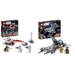 LEGO Star Wars BARC Speeder Escape Set, The Mandalorian Building Toy for Kids & Star Wars Pirate Snub Fighter Set, The Mandalorian Season 3 Building Toy for Kids
