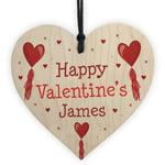 Personalised Valentines Heart Gift For Him Her Gift For Boyfriend Girlfriend